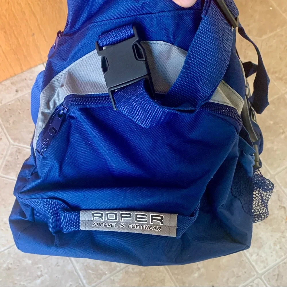 Roper Blue and Gray Men's Bag